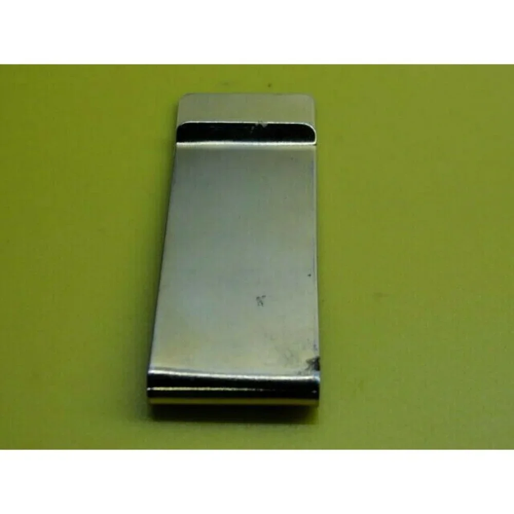 Engravable Plain Money Clip Stainless Steel Gold Tone Credit Card Cash